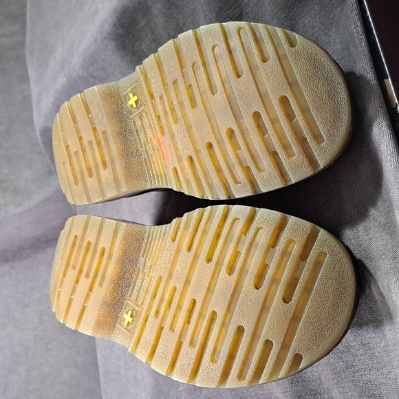 Dr. Martens Orson Brown Smooth + Textured Leather Slip On Loafer VG- US M7 W8 - Picture 10 of 16